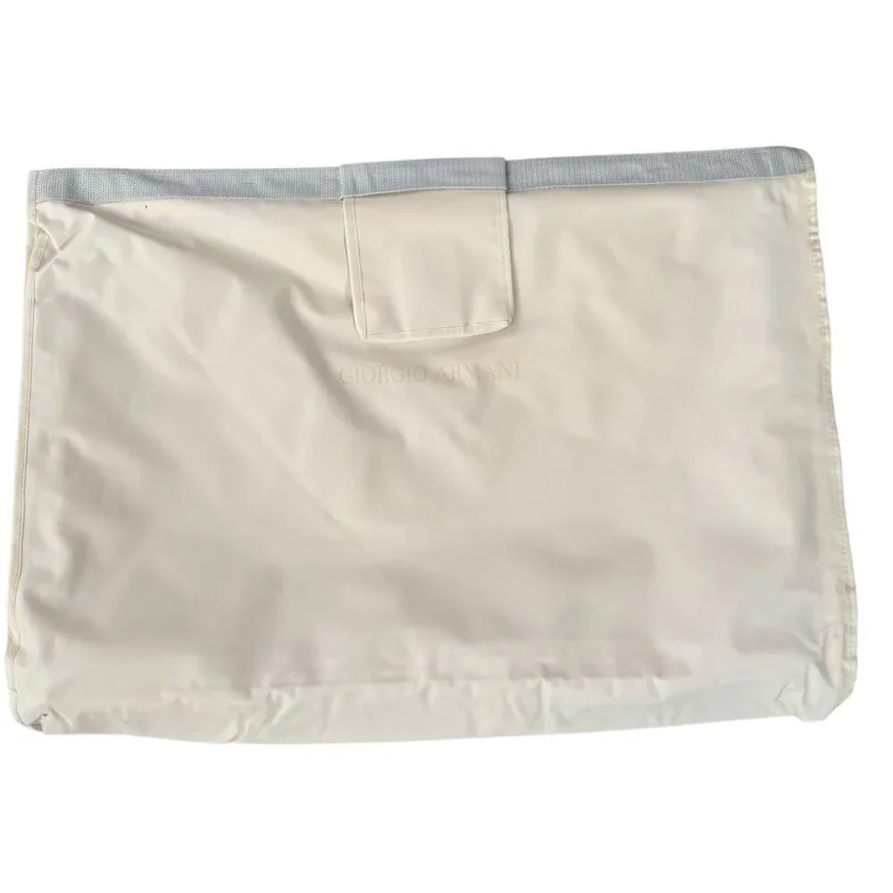 Giorgio Armani traveling garment bag beige